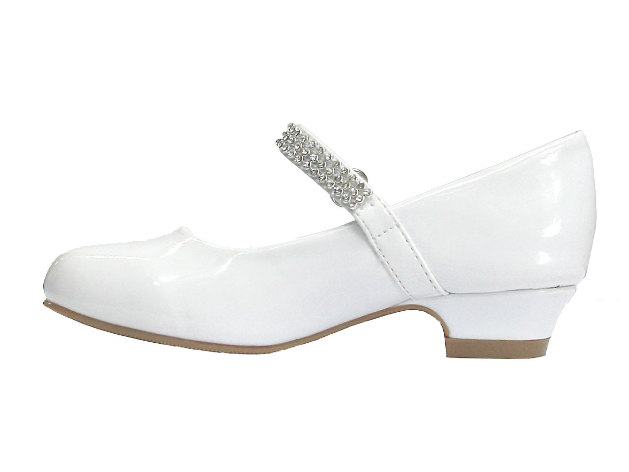 low heel white dress shoes